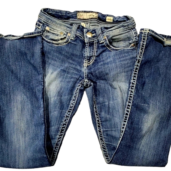 BKE Denim - Bke Blue Jeans Distressed Y2K 90's Pants Bootcut Size 28